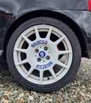 Alufelgi koła Sparco Terra White 16" 4x100 + Uniroyal Rainsport 3 2019