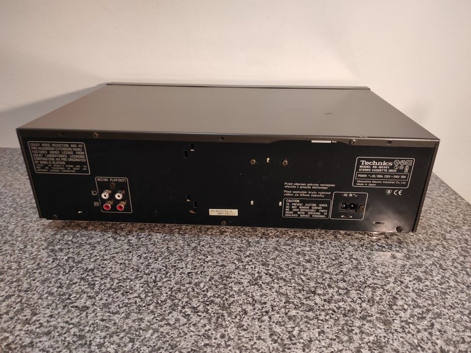 Technics rs bx501 deck magnetofon  kaseta vintage
