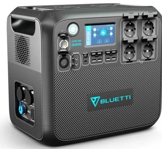 Зарядная станция BLUETTI AC200MAX 2048Wh +   солнечная панель 120W