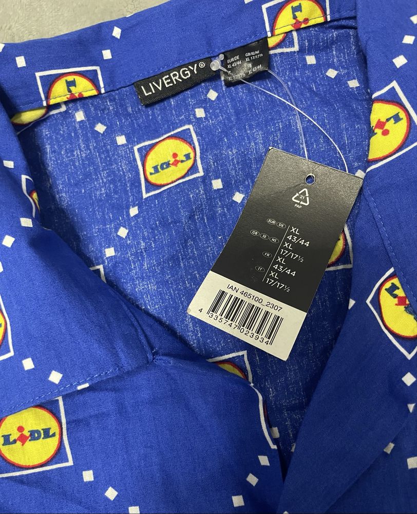 Koszula męska z Logo LIDL - XL 43/44