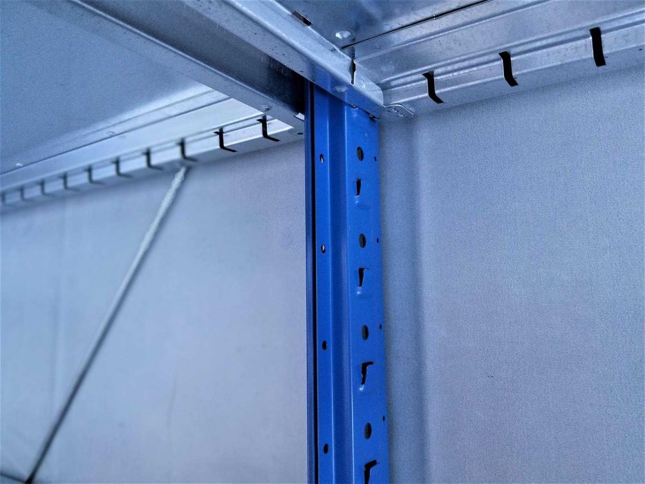 Regał Metalowy Magazynowy Półkowy Garaż Warsztat Piwnica gł.40cm