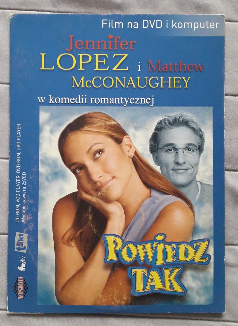 Powiedz tak film DVD z J.Lopez i M.McConaughey