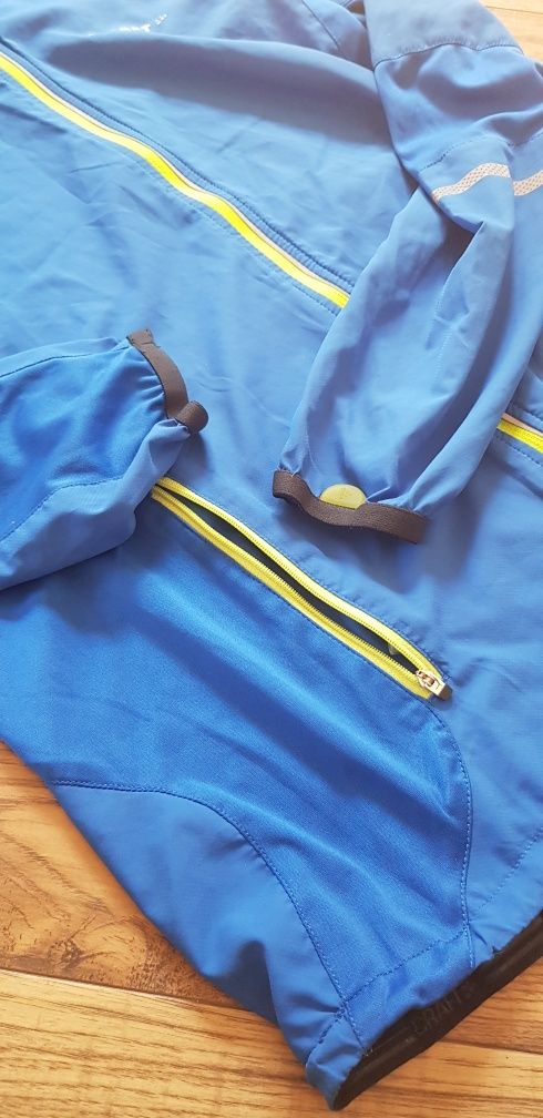 Kurtka wiatrów treningowa CRAFT L sportowa niebieska
