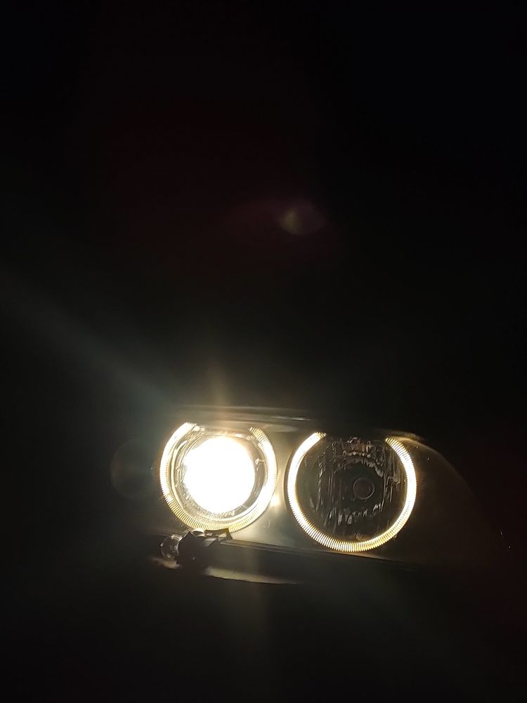 Lampy z ringami do BMW E39