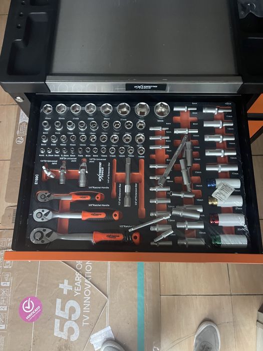 Carrinho de ferramentas 7 gavetas  7 cheias