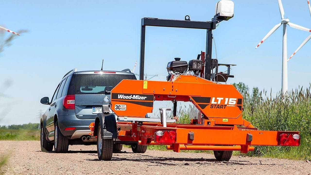 Trak Taśmowy elektryczny Przewoźny LT15START MOBIL koła mobilny wood