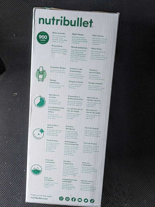 Блендер Nutribullet Pro 900W NB907S | Новий | Оригінал | Запакований