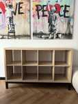 Kallax ikea regał rama noga loft dąb