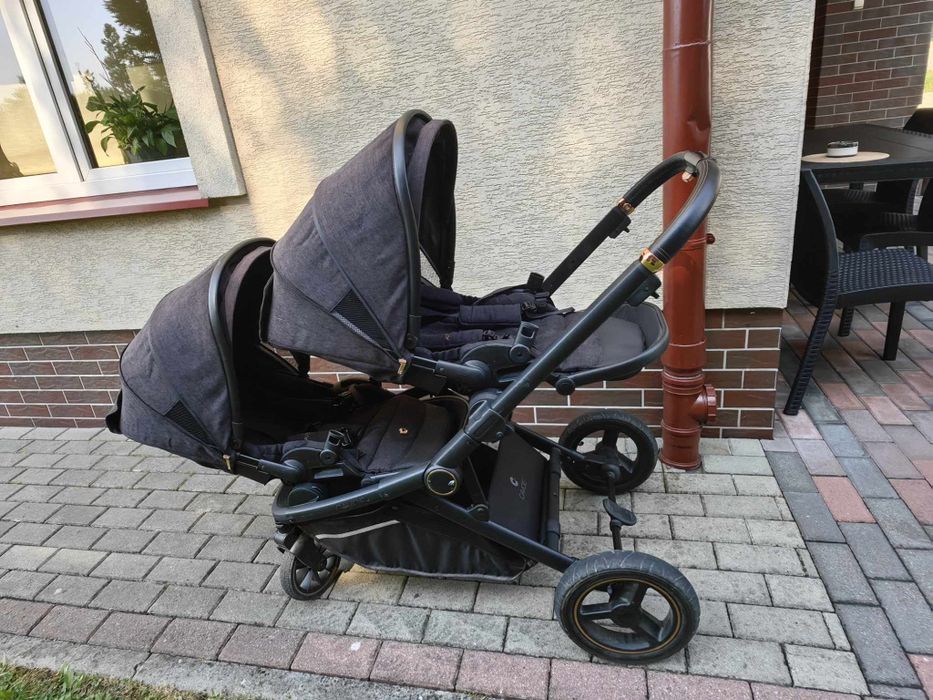 Wózek bliźniaczy 2w1