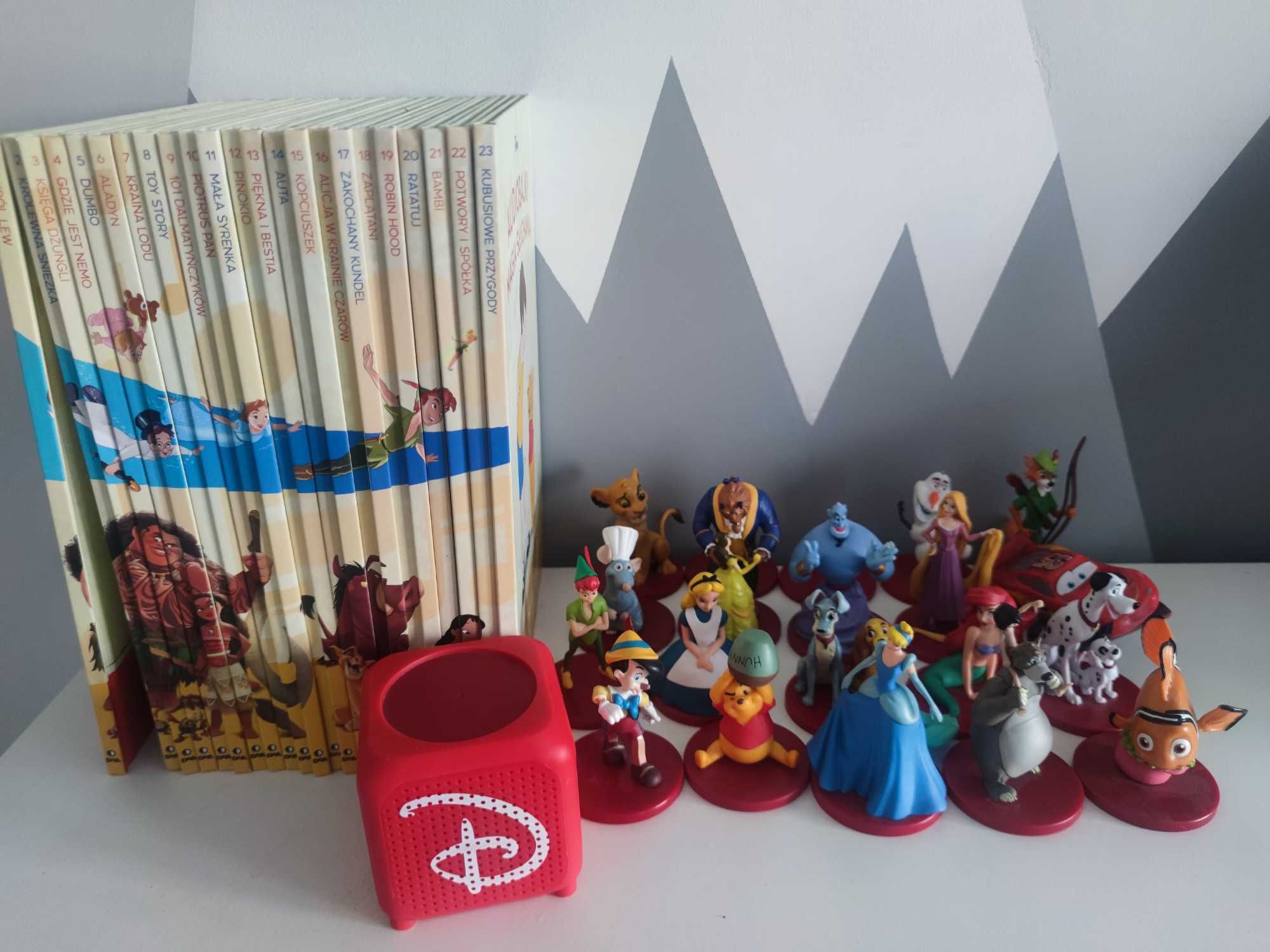 Disney Audiobajki Deagostini Magia Słuchania głośnik książki figurki