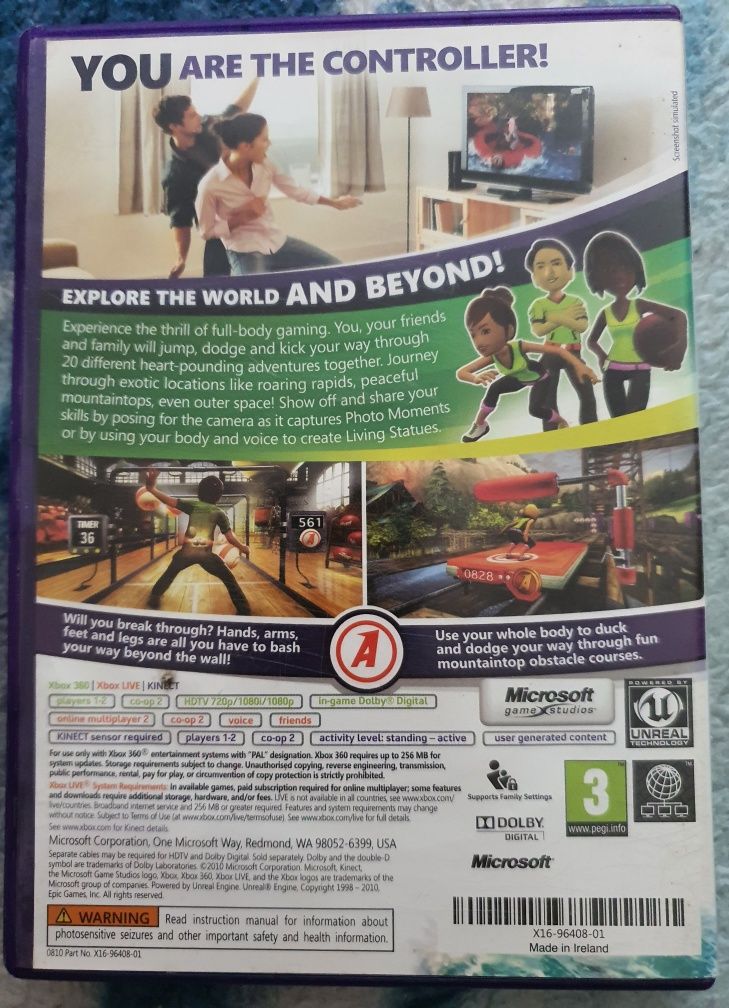 Gra Kinect Adventures xbox 360
