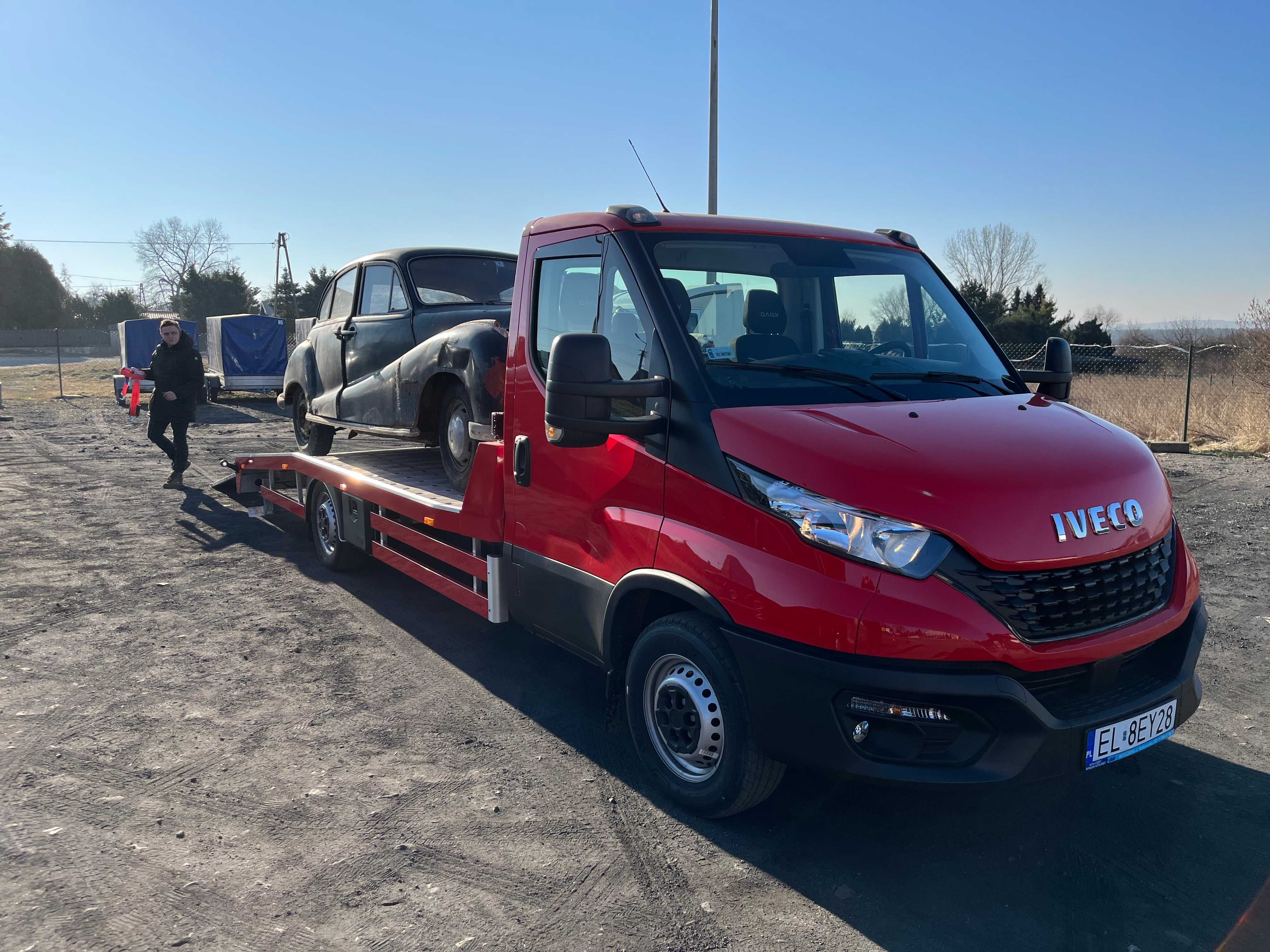 Wynajem Wypożyczalnia lawety Lawet Autolawet Iveco Daily 3.0 D