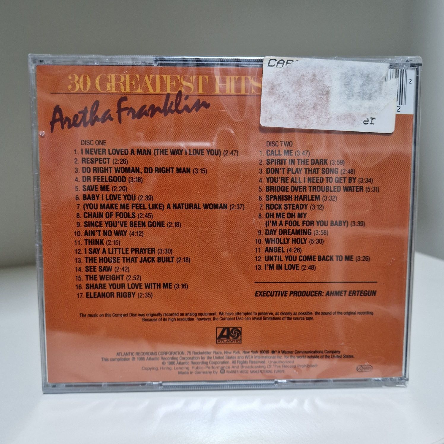 Aretha Franklin - 30 Greatest Hits 2 CDs - artigo novo
