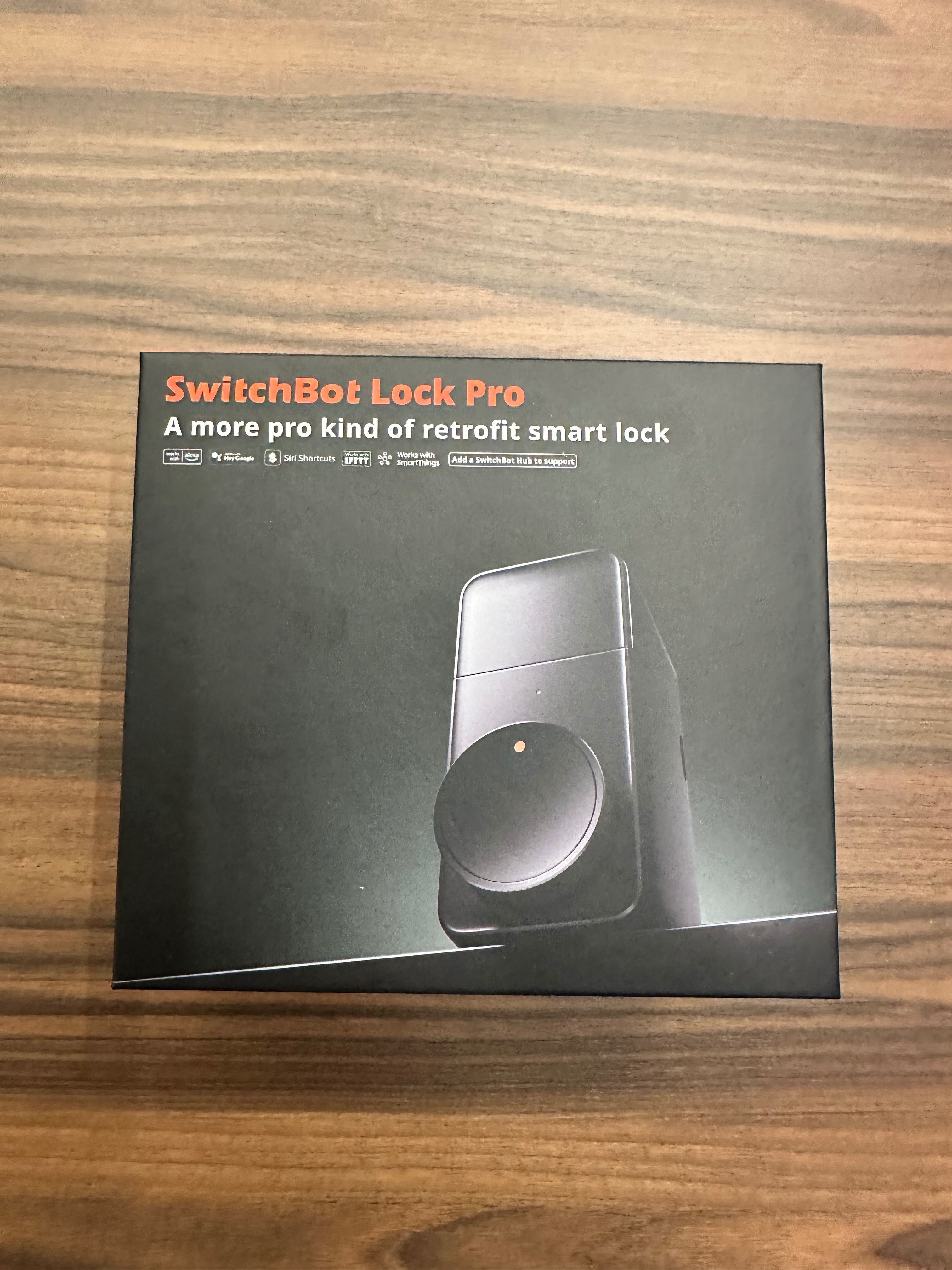 Zamek do drzwi SMART Switchbot Lock Pro czarny