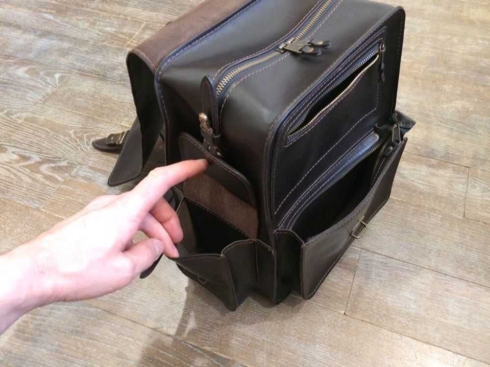 Женская сумка, рюкзак ручной работы из натуральной кожи