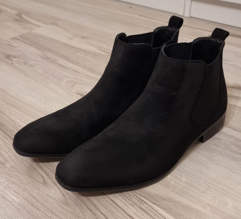 Nowe czarne buty męskie, wizytowe, botki! Rozmiar 42!