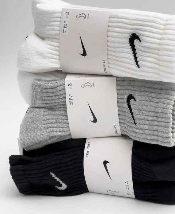 Носки Шкарпетки  Nike Everyday Cushion Crew  SX7664-100 original  .