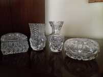 Conjunto de 4 peças de Cristal D' Arques