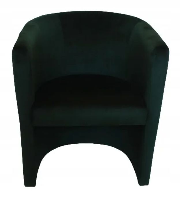 Fotel klubowy butelkowa zielen