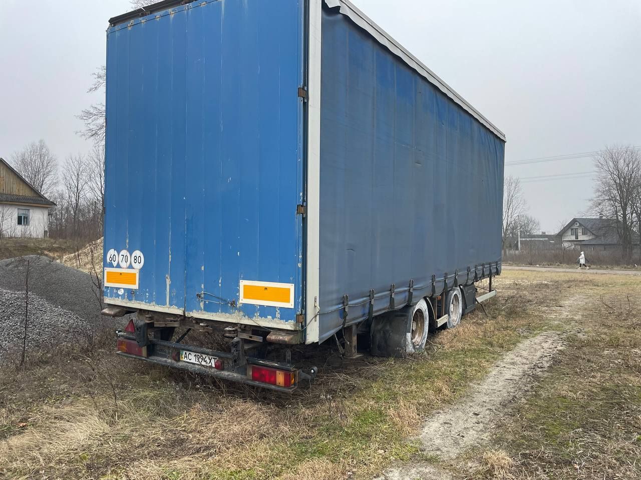 Сцепка тандем прицеп samro шторка алюмінієвий