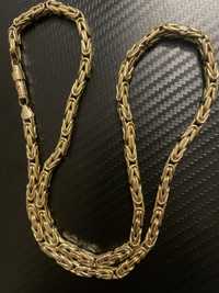 Złoty łańcuch łańcuszek królewski 37g pr. 585