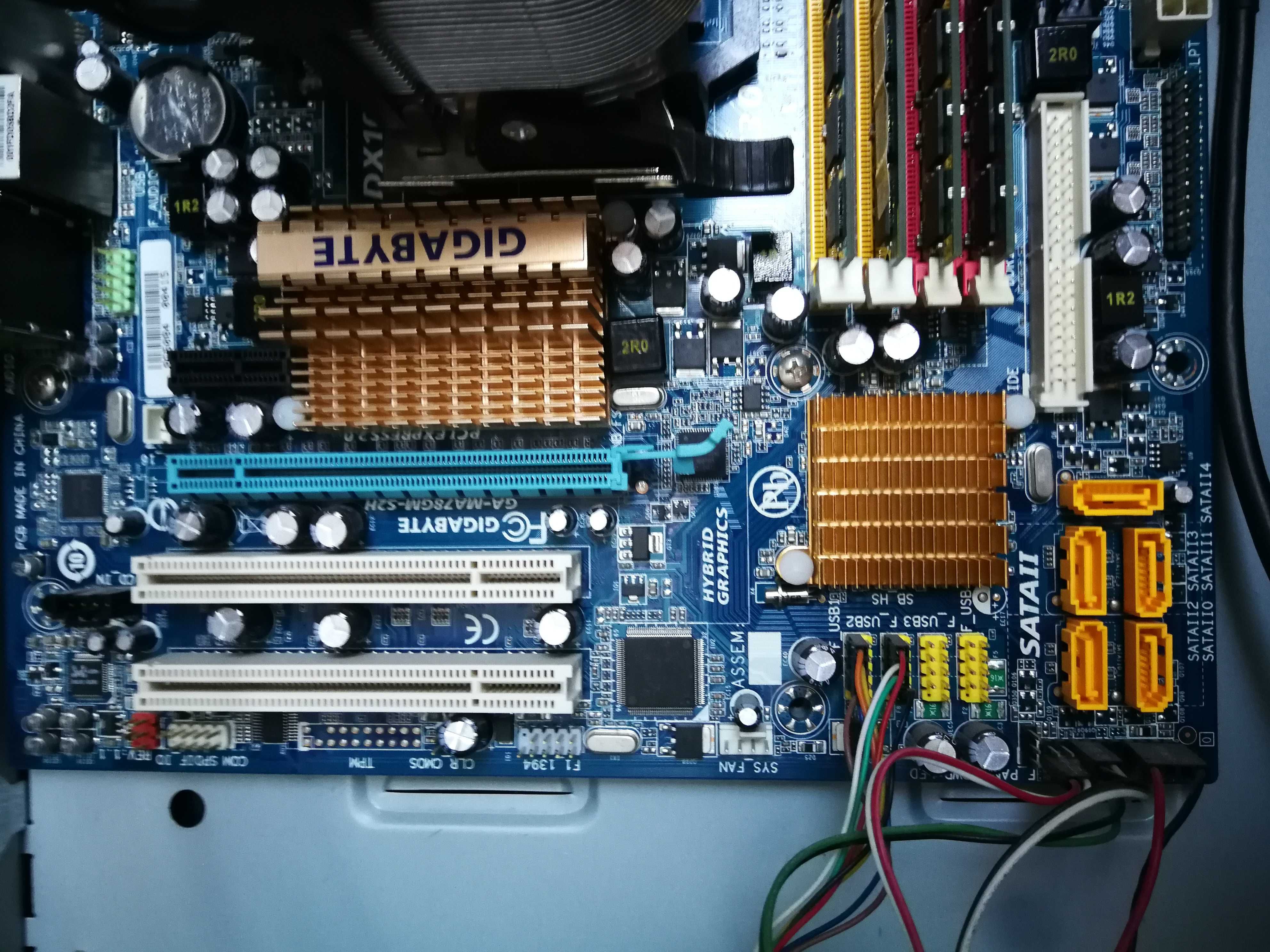 Płyta Gigabyte MA78GM-S2H, AMD Phenom 9150e, 6GB RAM