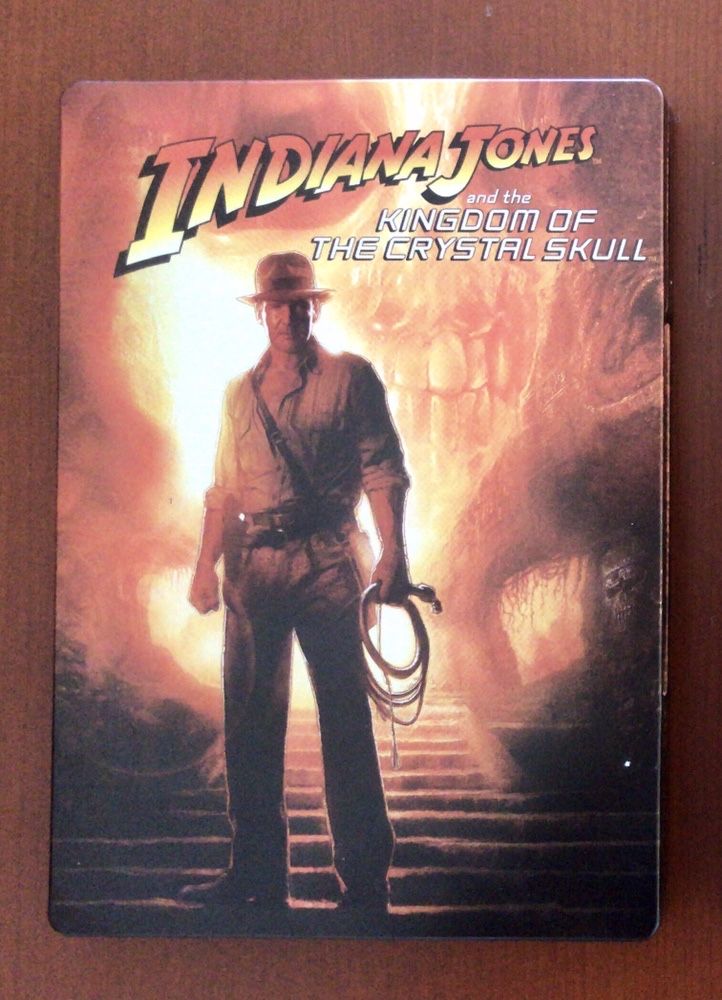 Indiana Jones Reino da Caveira de Cristal Edição Especial Steelbox DVD