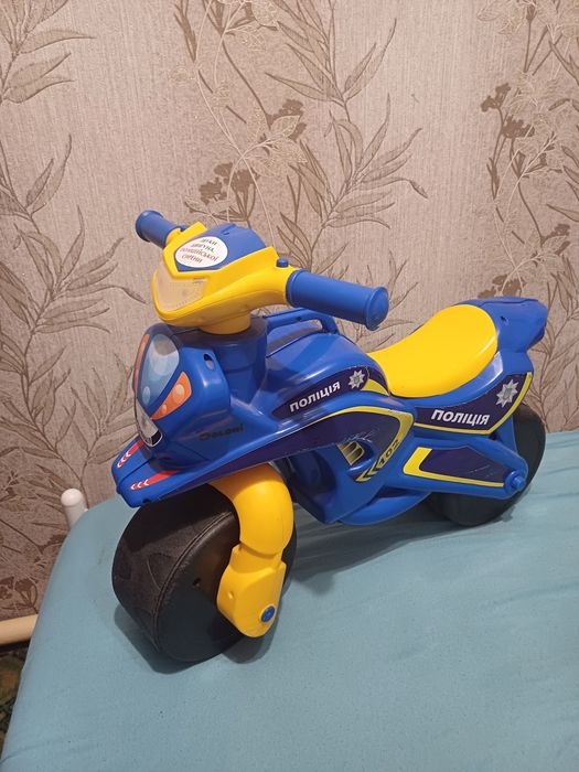 Дитячий  талокар мотоцикл поліція