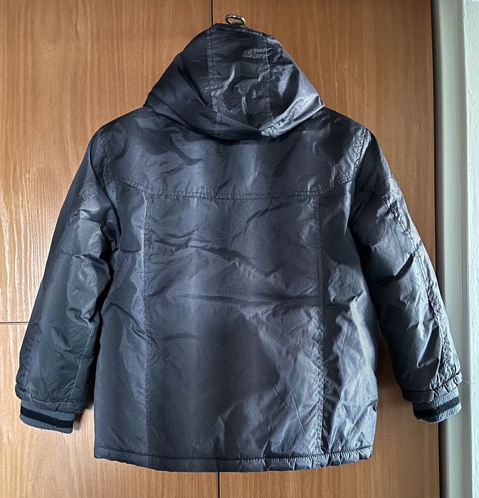 Kurtka bardzo ciepła zimowa wiatro i wodoodporna 122 cm.