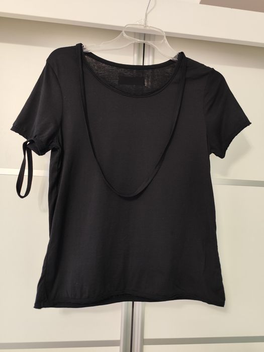 Czarna koszulka na krótki rękaw S