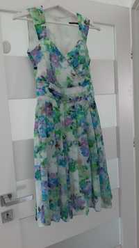 Sukienka midi w kwiaty Orsay 34, ubrana raz