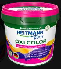 Кислородный порошок, пятновыводитель Oxi, для цветных вещей, Heitmann