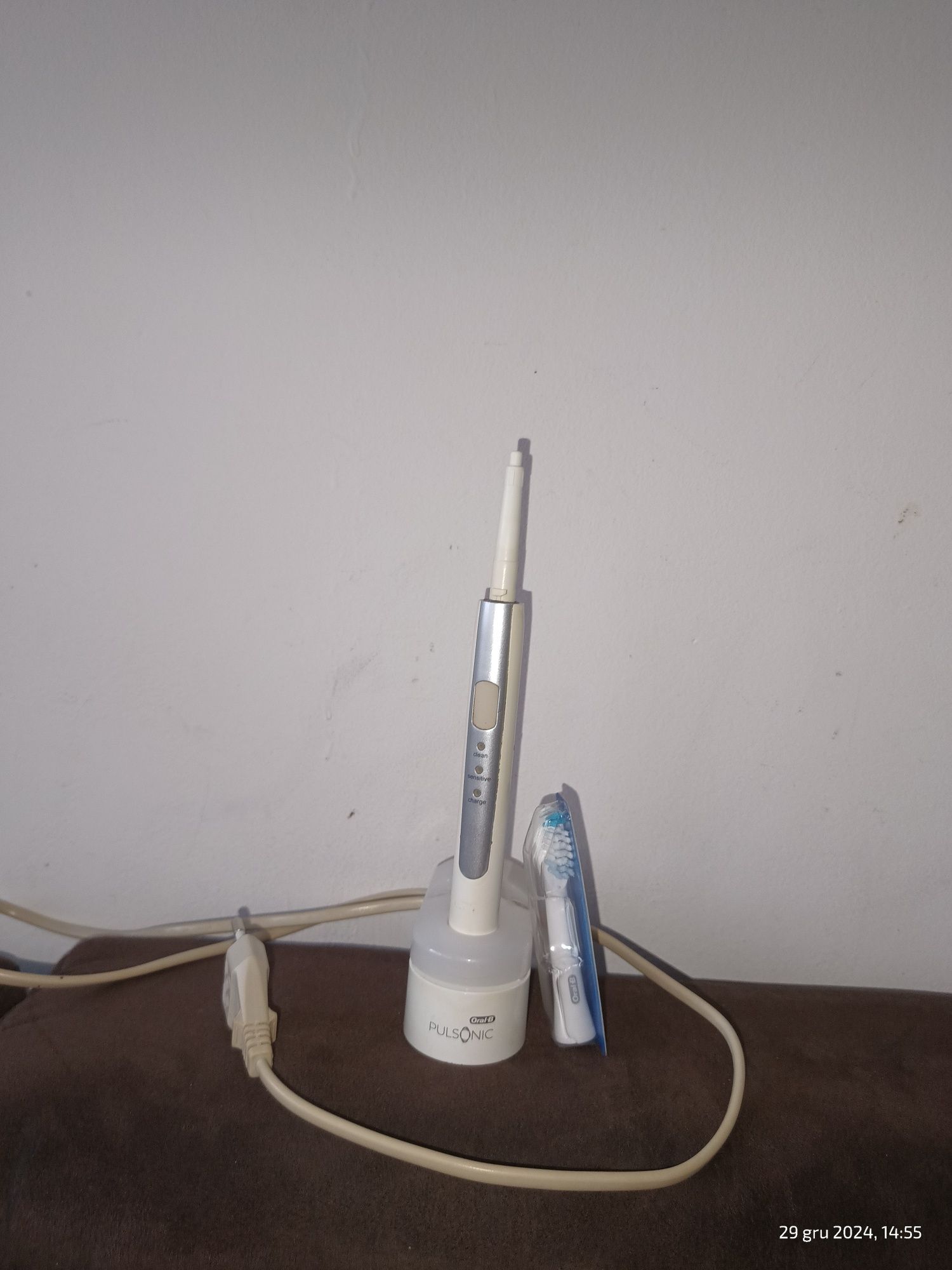 Szczoteczka Soniczna Pulsonic plus ładowarka+Nowa końcówka Szczoteczki