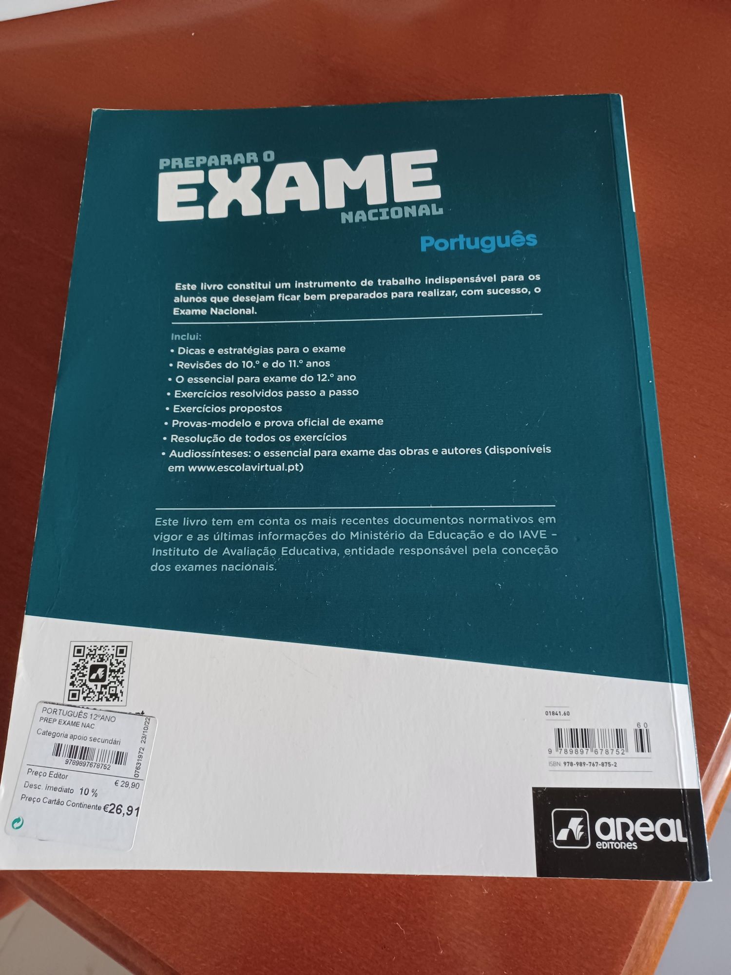 Manual preparação Exame Português. Pago portes CTT ou entrego em mãos.