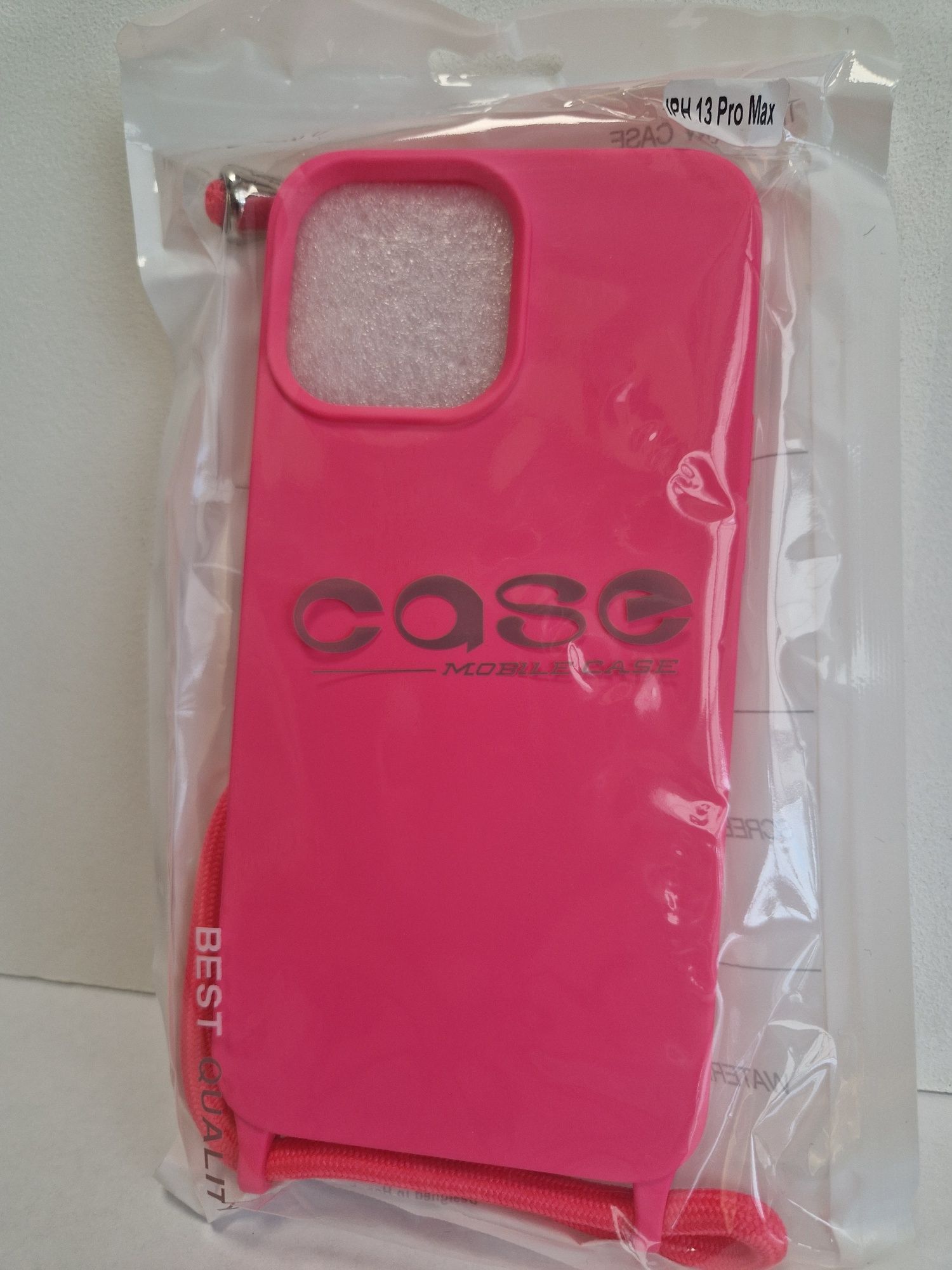 Strap Silicone Case do Iphone 13 Pro Max wzór 1 różowy