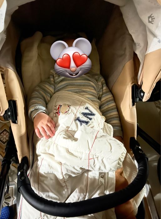 Каляска 2 в 1 візок 2 в 1 люлька+прогулянкова Savan польська, екошкіра