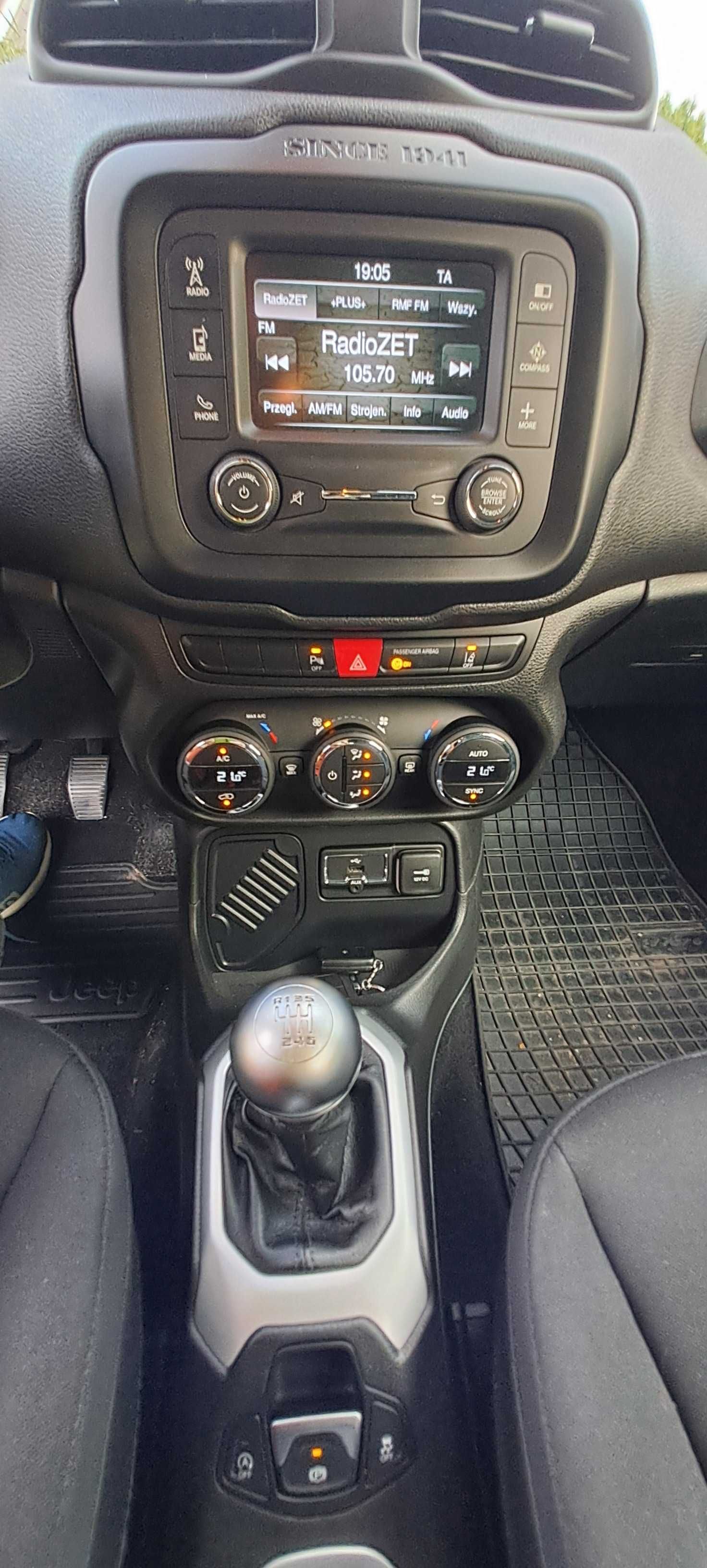 JEEP Renegade 1,4 turbo 140 KM niski przebieg