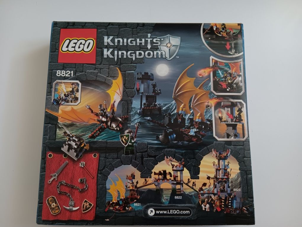 Nieotwarte Lego Knights Kingdom 8821 - Pancernik Podłych Rycerzy