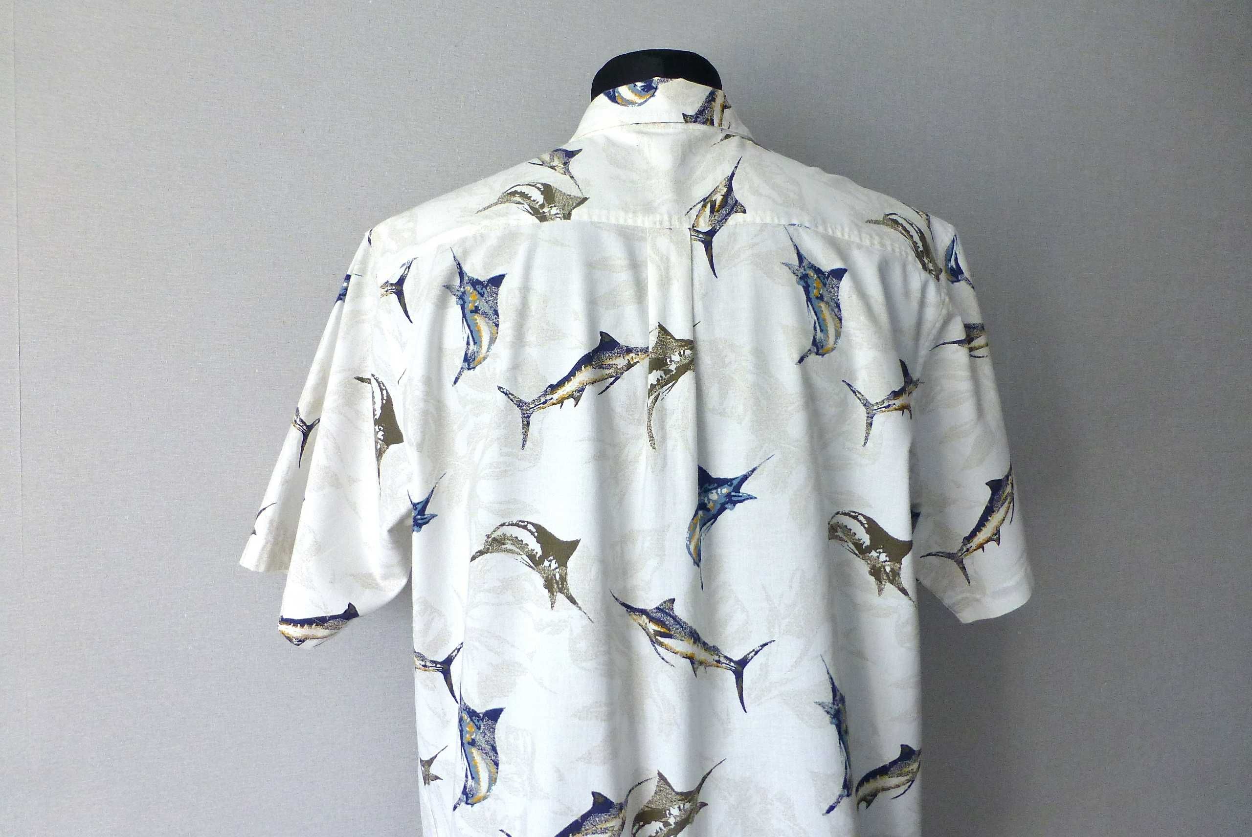 Knightsbridge letnia męska koszula Fish Print L XL