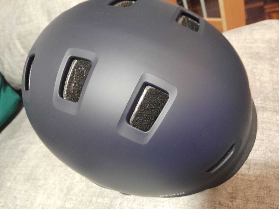 Capacete Ciclismo Btwin + Óculos Rockrider