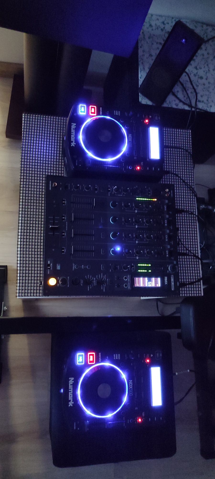 Mixer Reloop RMX60+ cdki Numark NDX500 stan bdb+