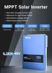 Nowy falownik hybrydowy ON/OFF GRID ANENJI 6,2KW,48V, 1fazowy,WIFI
