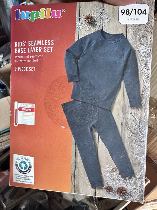 Дитяча безшовна зональна термобілизна Lupilu