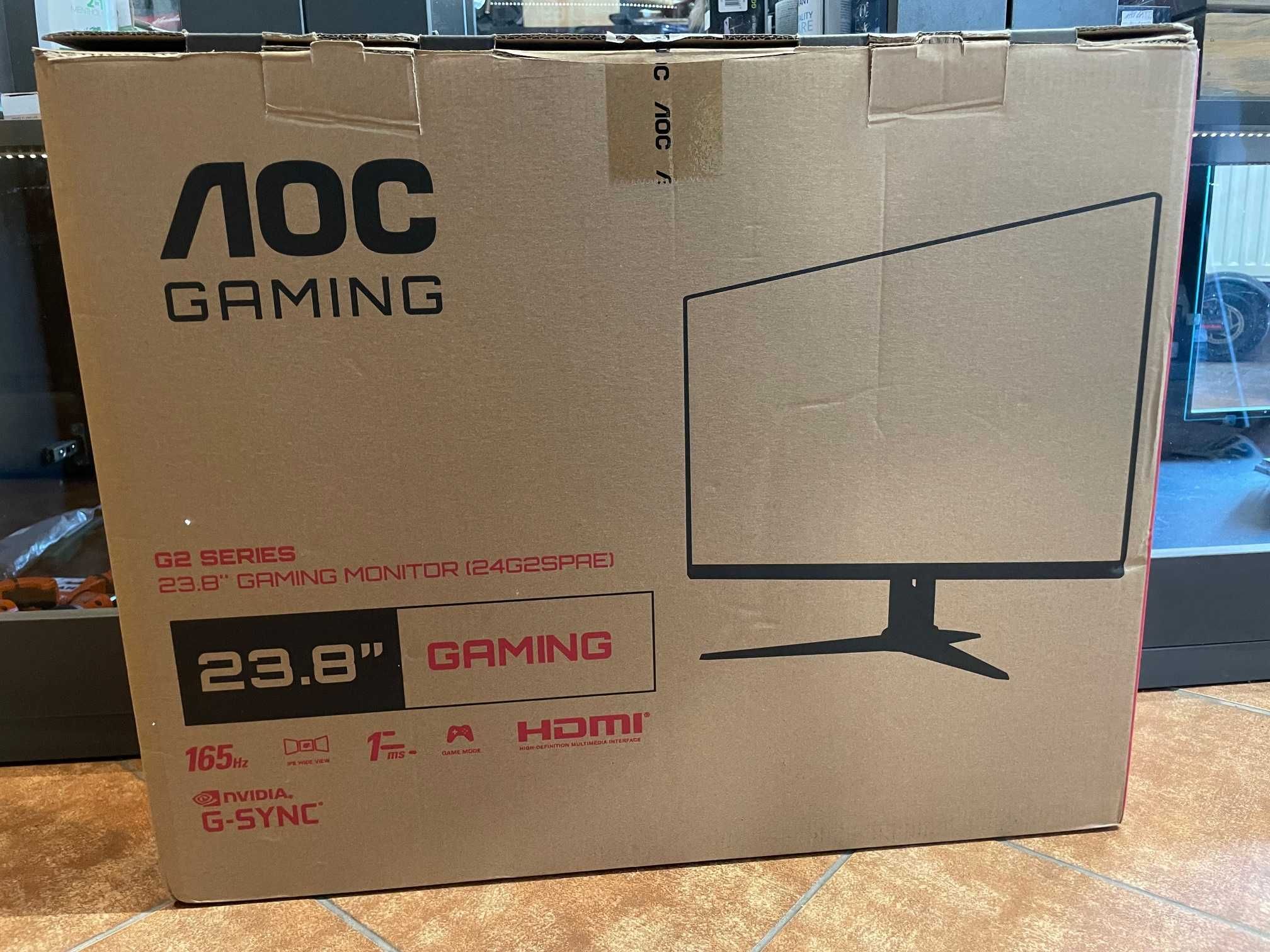 Monitor AOC 24G2SPAE/BK 24" Full HD IPS 165Hz 1ms Gamingowy