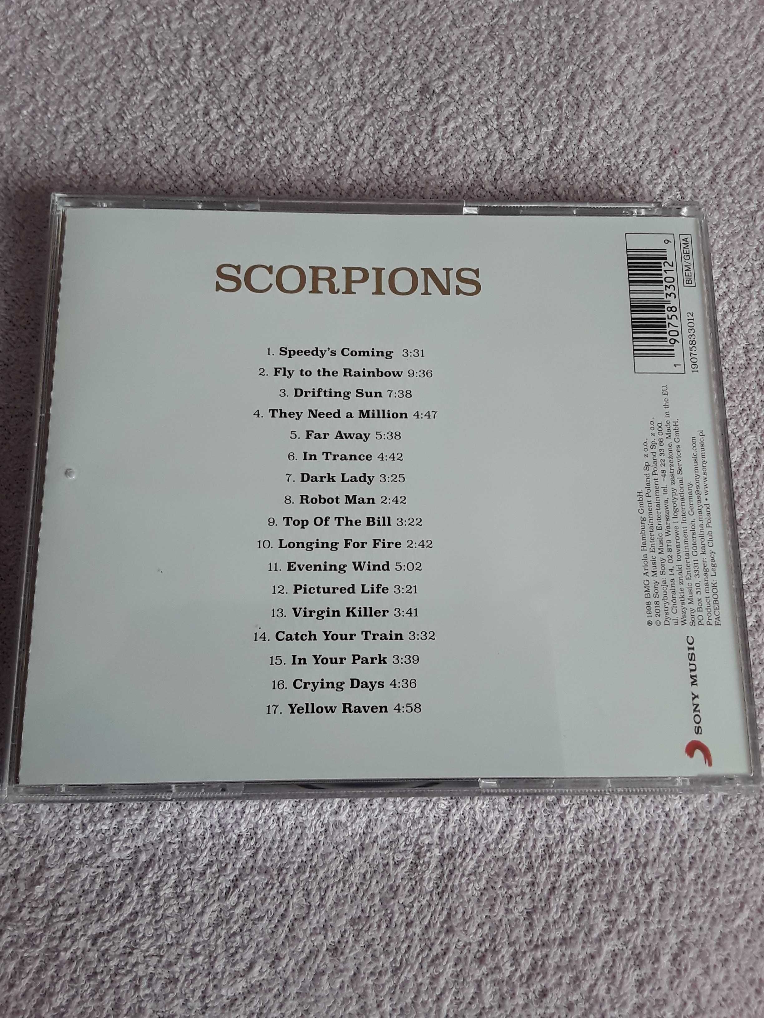 Scorpions płyta cd płyta kompaktowa