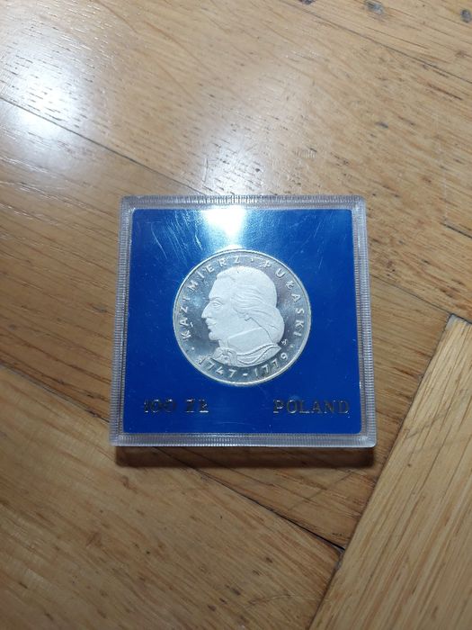 Srebrna moneta 100zł Kazimierz Pułaski