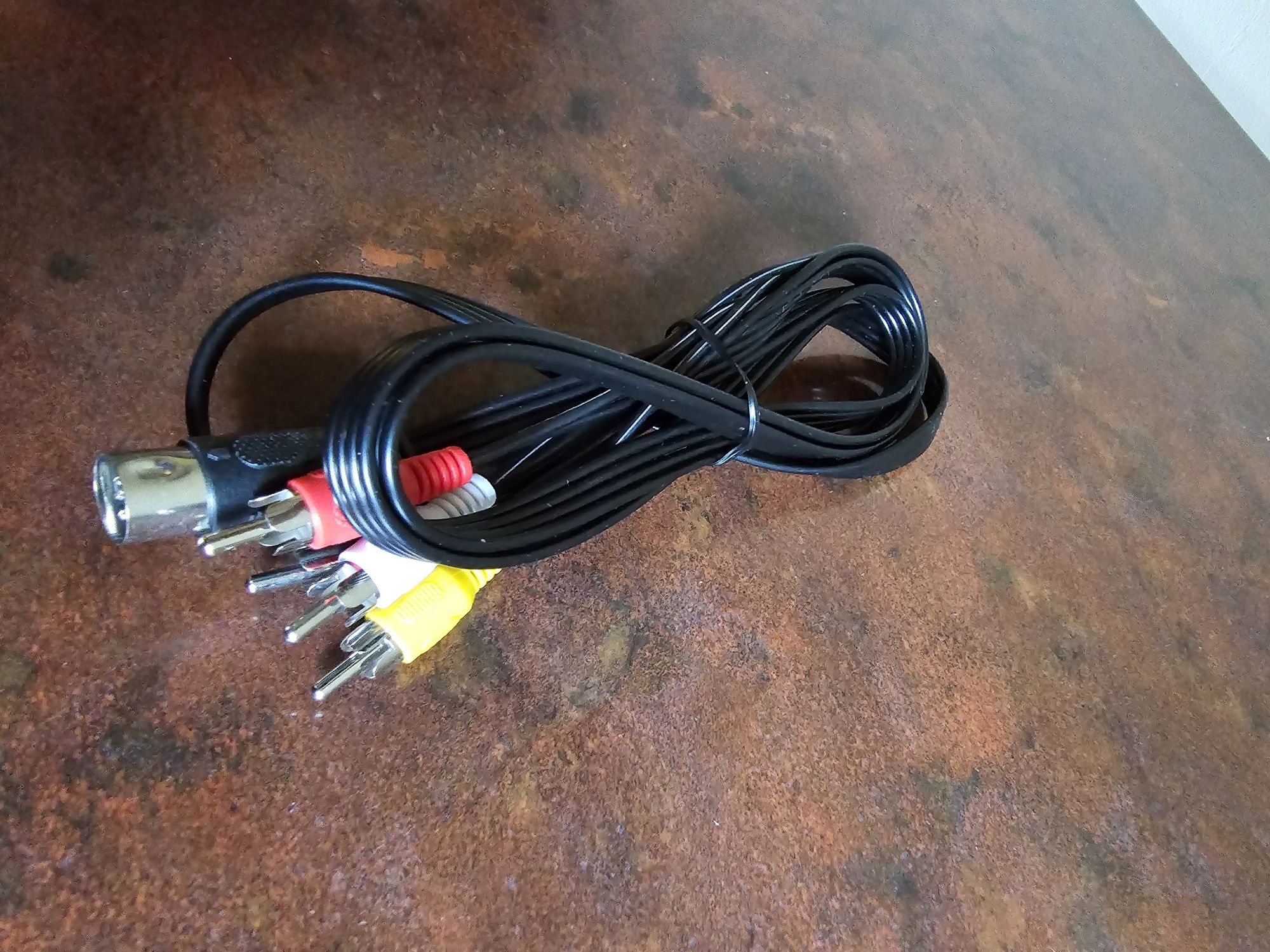 Kabel 5 din na 4 RCA do podłączenia magnetofonu CD tunera wzmacniacz