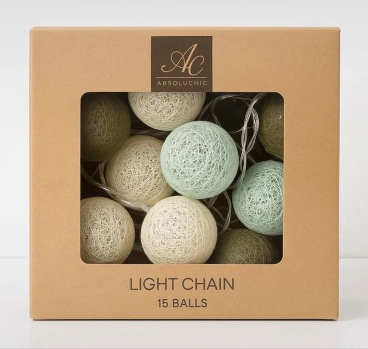 Absolu Chic nowe lampki lampiony kolorowe ozdoba do domu na choinke