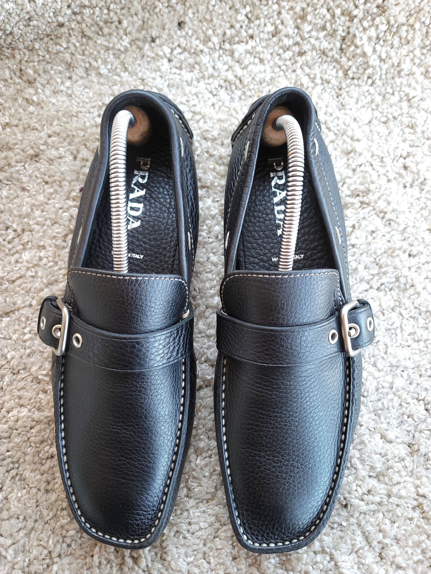 Мокасини PRADA р 42-43 Італія Оригінал! Лофери топсайдери