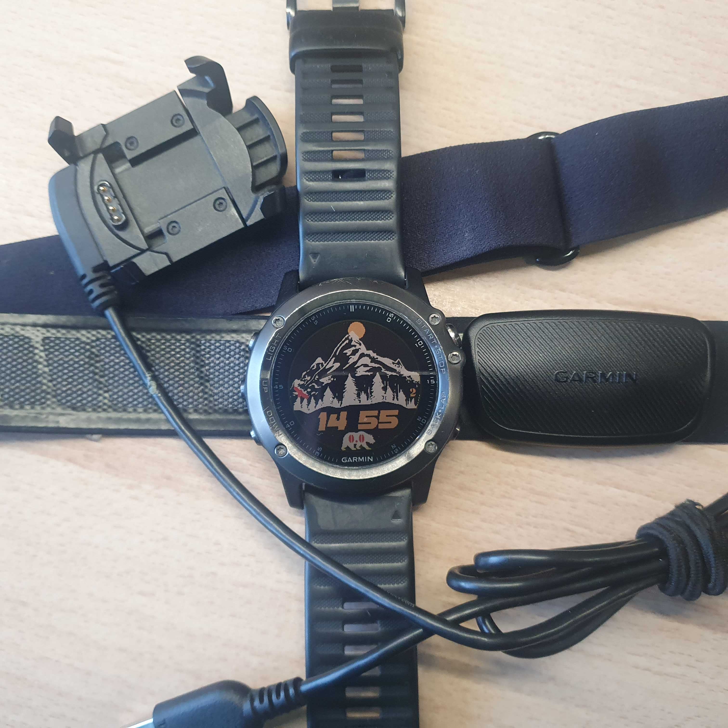 Fenix 3 HR z HRM-Dual
